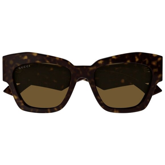 NEW GG1422S 003 GUCCI SUNGLASSES SQUARE WOMEN BROWN EYEWEAR